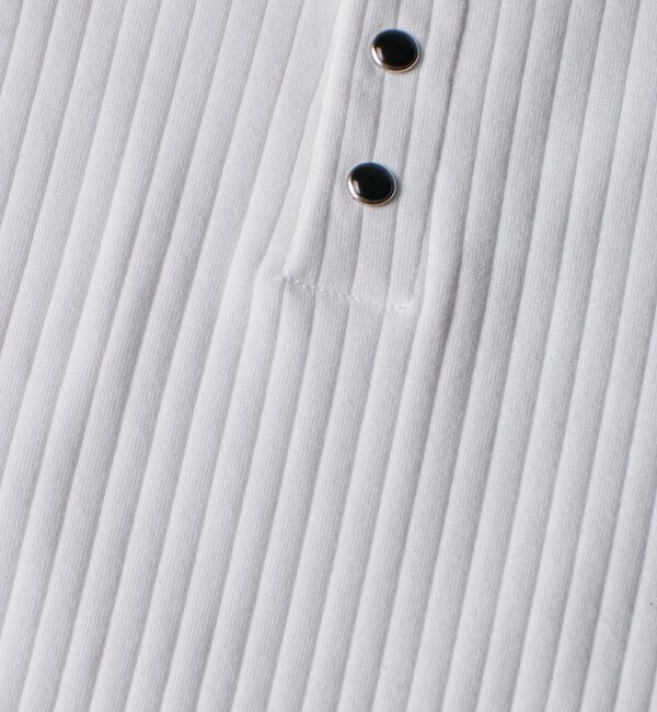  「【Sourcream】パール針抜きヘンリーL/S TEE」|Tシャツ・カットソー|