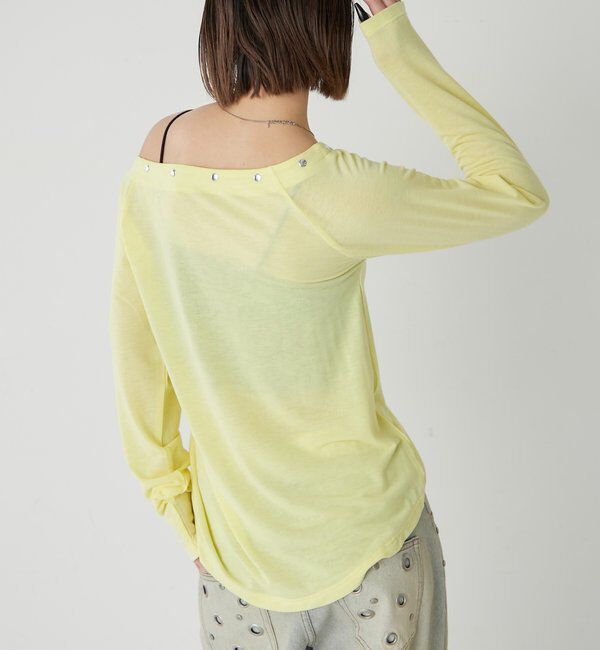  「エリオットラウンドヘムシアートップス」|Tシャツ・カットソー|