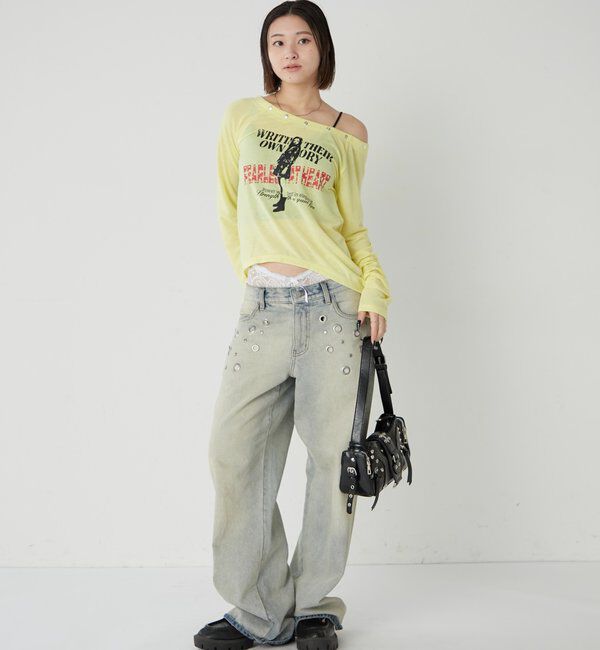  「エリオットラウンドヘムシアートップス」|Tシャツ・カットソー|