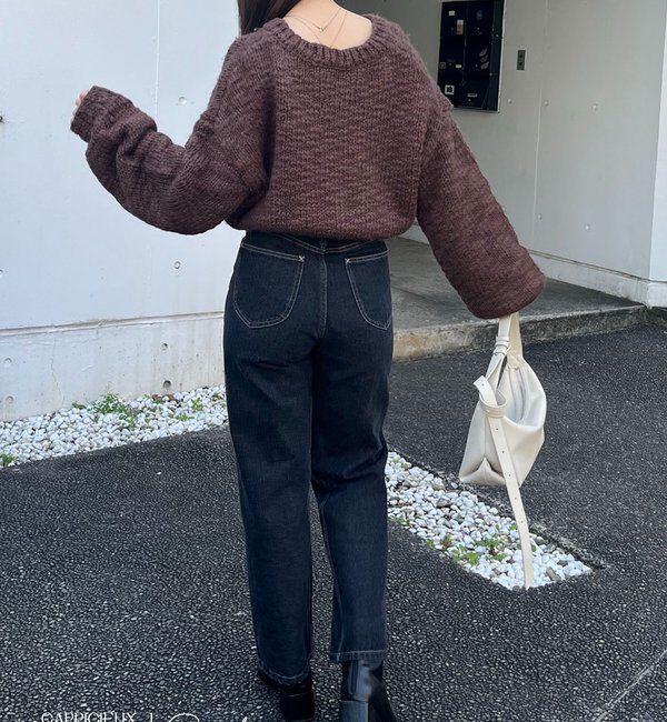  「【LE'MAGE&times;gemeilコラボ】スラブジップカーディガン」|カーディガン|