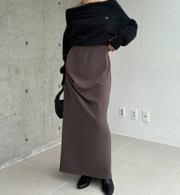  「カットドレープスカート」|スカート|