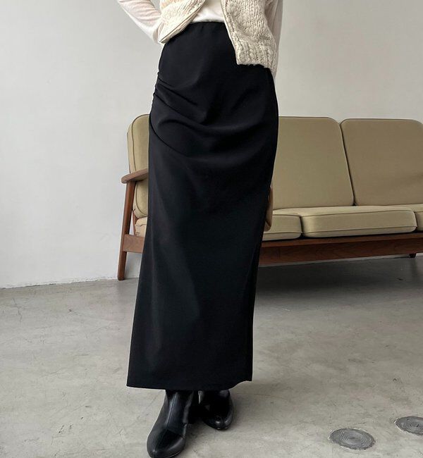  「カットドレープスカート」|スカート|