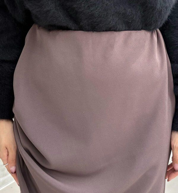  「カットドレープスカート」|スカート|