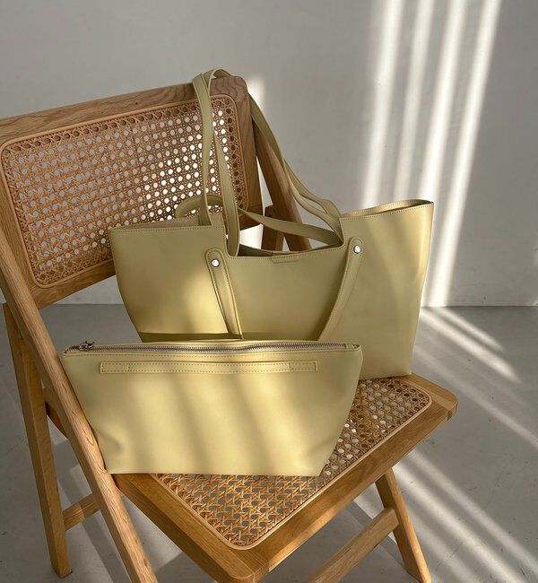  「インバッグSETワイドトート」|トートバッグ|イエロー