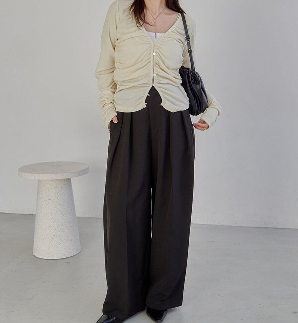  「パイピングドレープカーディガン」|Tシャツ・カットソー|