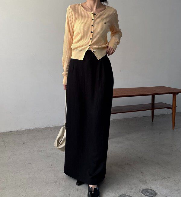  「シアーリブカーディガン」|カーディガン|