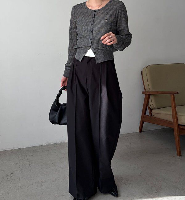  「シアーリブカーディガン」|カーディガン|