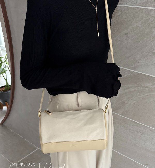  「【LE'MAGE&times;gemeilコラボ】3WAYキャンバスエッグショルダーバッグ」|トートバッグ|