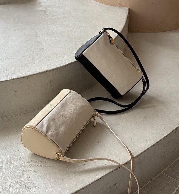  「【LE'MAGE&times;gemeilコラボ】3WAYキャンバスエッグショルダーバッグ」|トートバッグ|