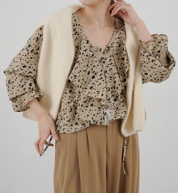  「フリルカラーブラウス」|シャツ・ブラウス|