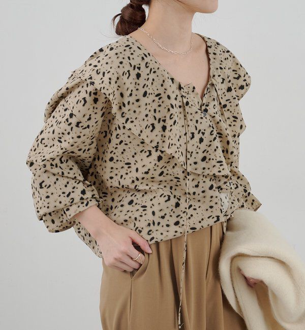  「フリルカラーブラウス」|シャツ・ブラウス|