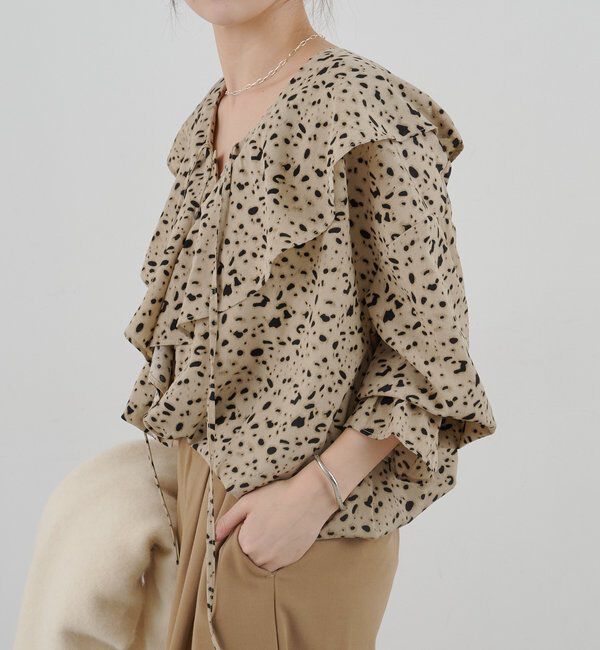  「フリルカラーブラウス」|シャツ・ブラウス|