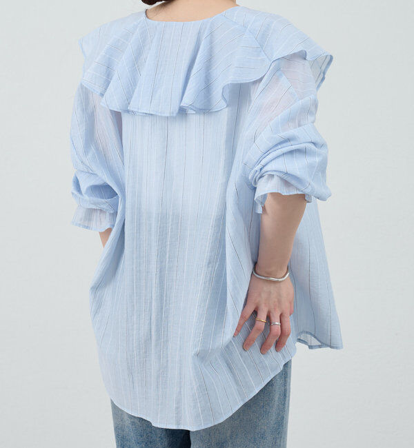  「フリルカラーブラウス」|シャツ・ブラウス|