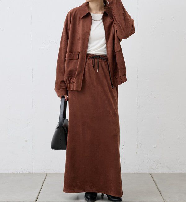  「フェイクスウェードスカート」|スカート|