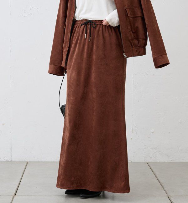  「フェイクスウェードスカート」|スカート|