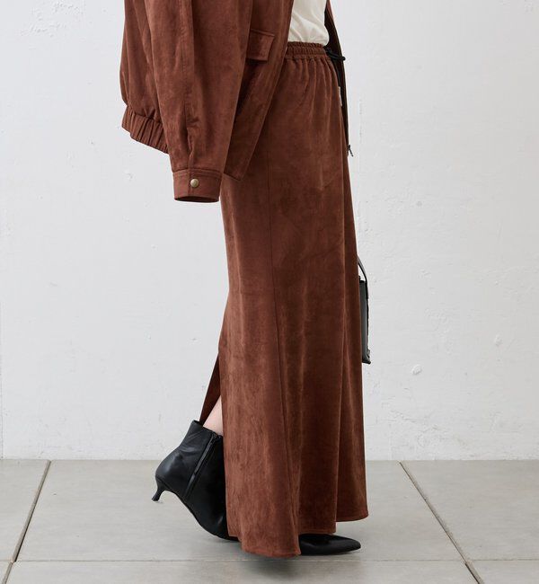  「フェイクスウェードスカート」|スカート|