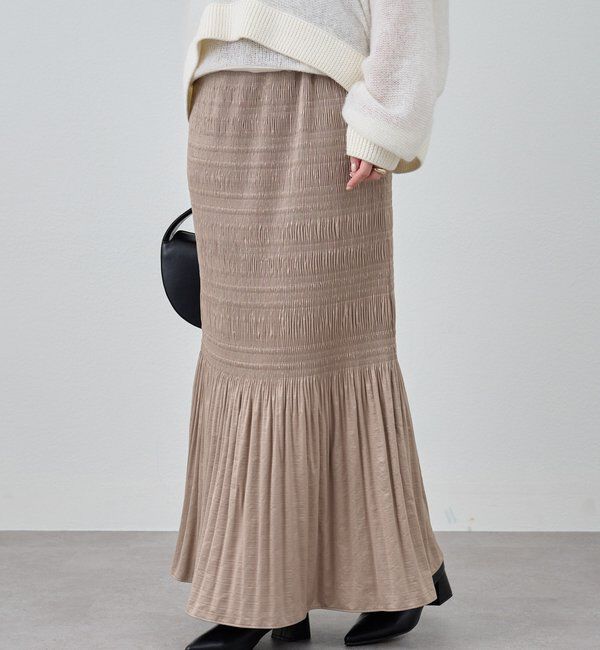  「プリーツマキシスカート」|スカート|
