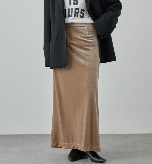  「ベロアタイトスカート」|スカート|