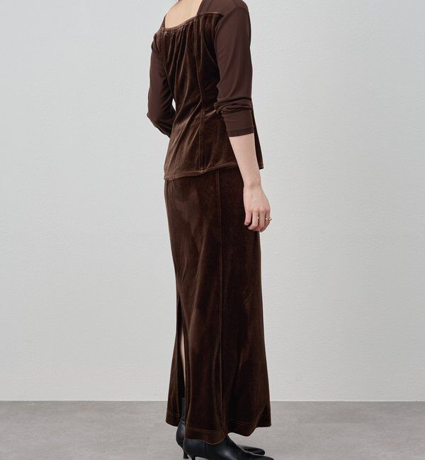  「ベロアタイトスカート」|スカート|