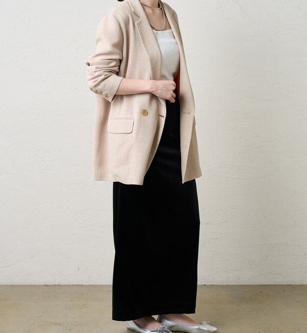  「ベロアタイトスカート」|スカート|