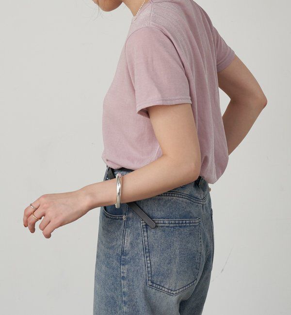  「シャイニー天竺Tシャツ」|Tシャツ・カットソー|