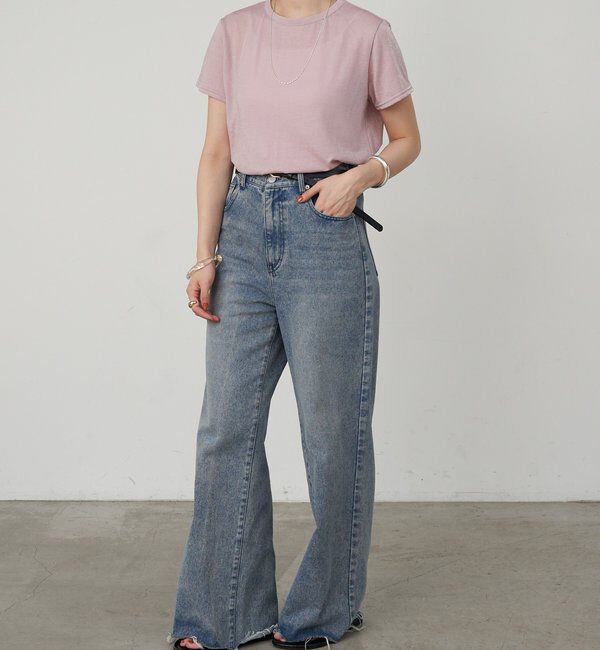  「シャイニー天竺Tシャツ」|Tシャツ・カットソー|