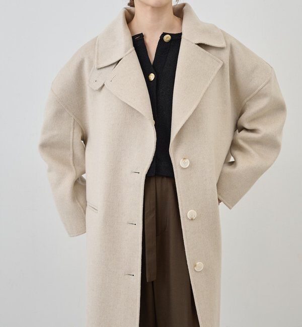  「ビッグカラーリバーロングコート」|その他|