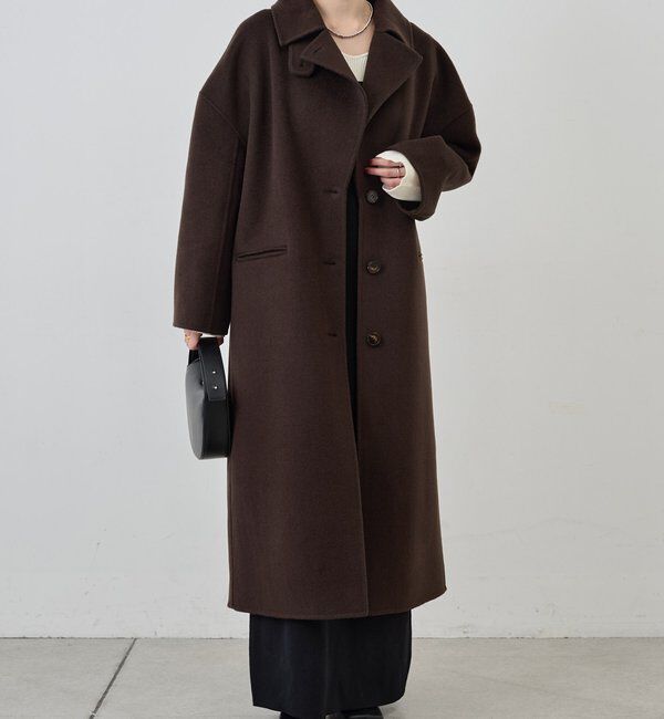  「ビッグカラーリバーロングコート」|その他|