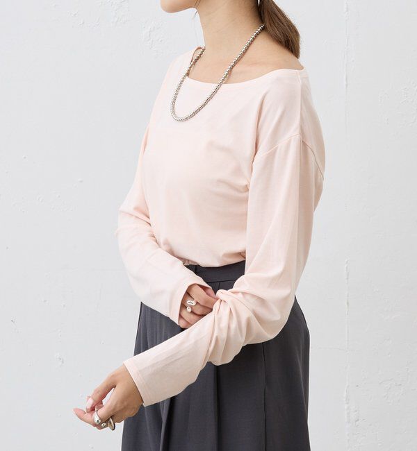 「ベーシックオフショルカットソー」|Tシャツ・カットソー|
