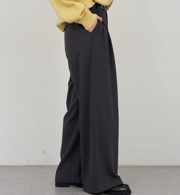  「【インフルエンサー＠tsuru00コラボ】3タックスラックスパンツ」|チノ|