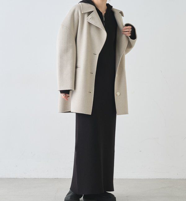  「フーデットジップワンピース」|ワンピース|