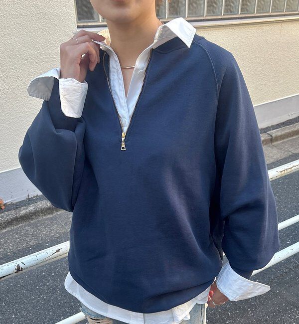  「2WAYジップスウェット」|Tシャツ・カットソー|