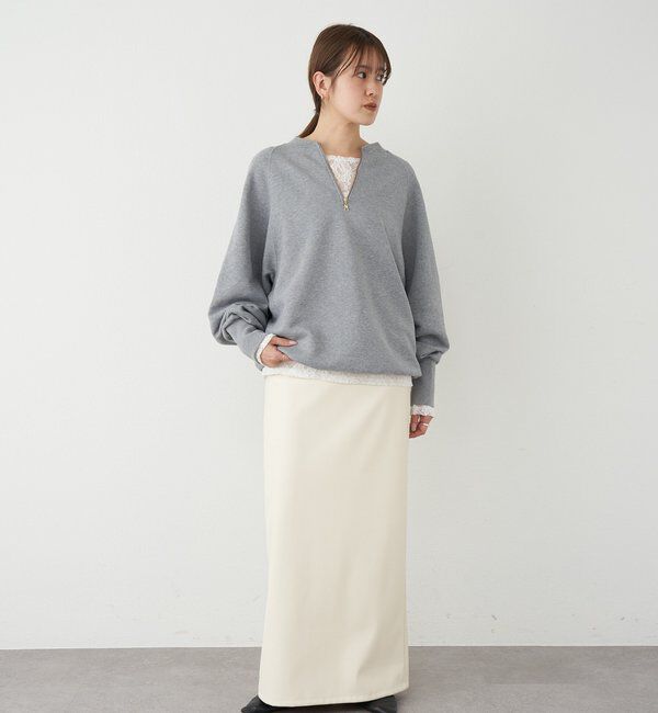  「2WAYジップスウェット」|Tシャツ・カットソー|