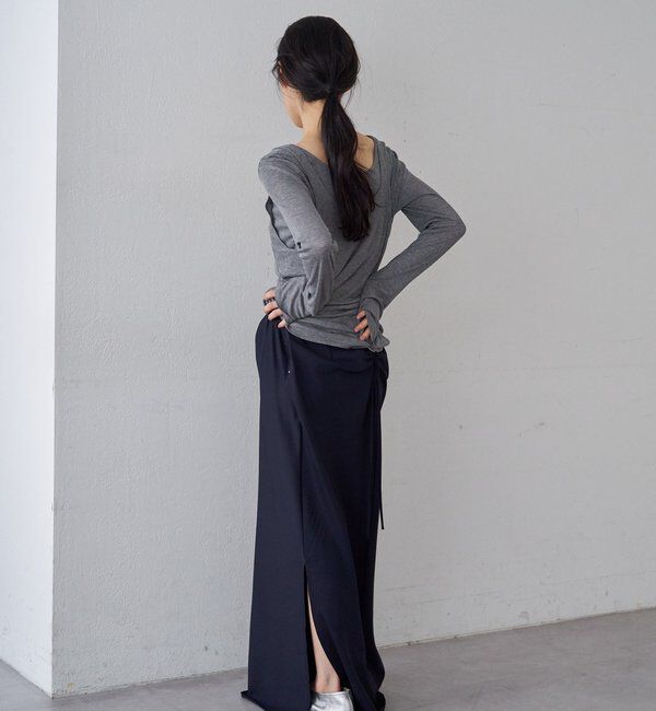  「サイドギャザースカート」|スカート|