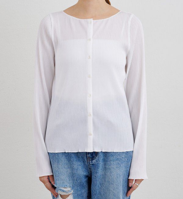  「プリーツカーディガン」|シャツ・ブラウス|