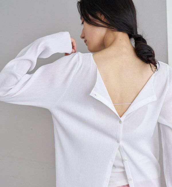  「プリーツカーディガン」|シャツ・ブラウス|