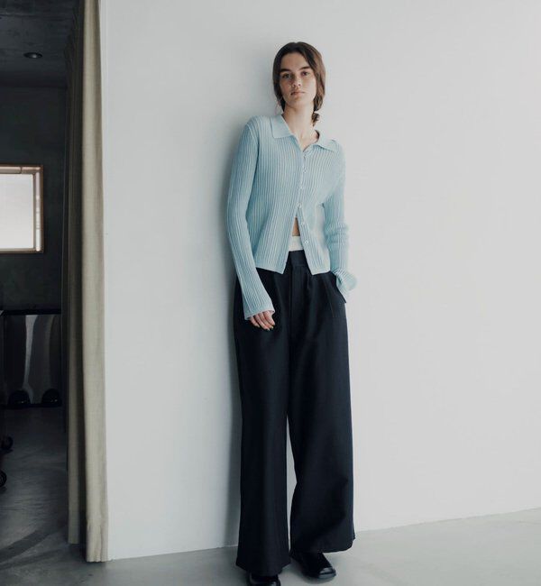  「【Pasterip】ポロニットサマーカーディガン」|カーディガン|