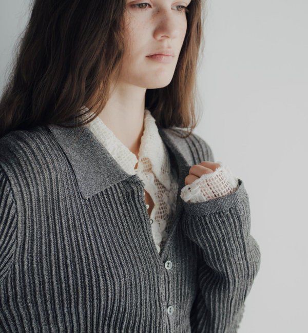  「【Pasterip】ポロニットサマーカーディガン」|カーディガン|