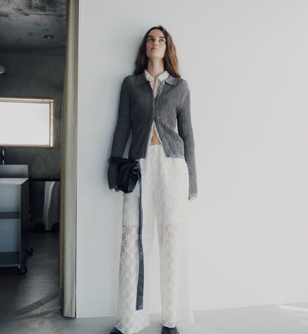  「【Pasterip】ポロニットサマーカーディガン」|カーディガン|