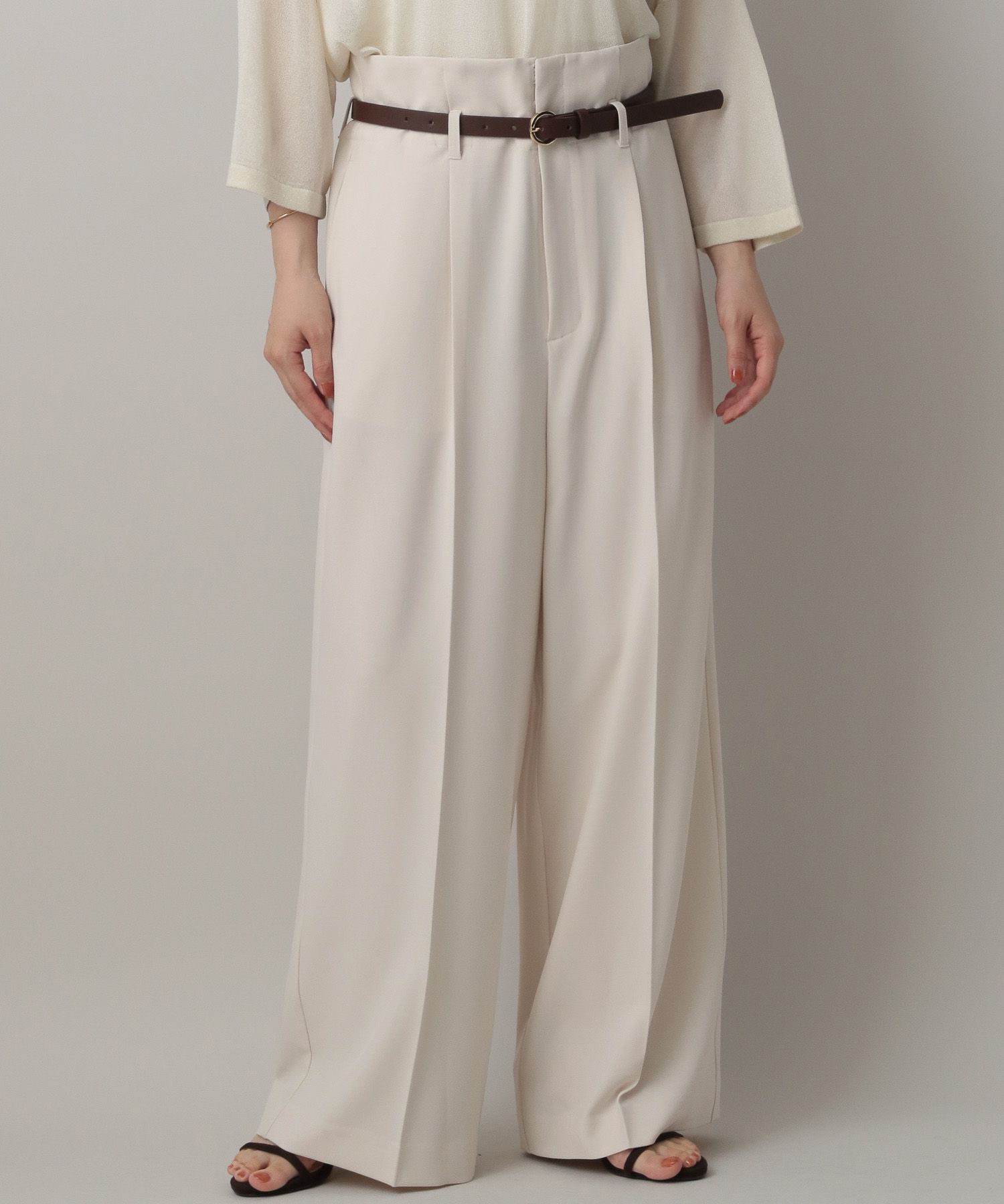 A part by 「サスツキストレートパンツ」|スラックス|