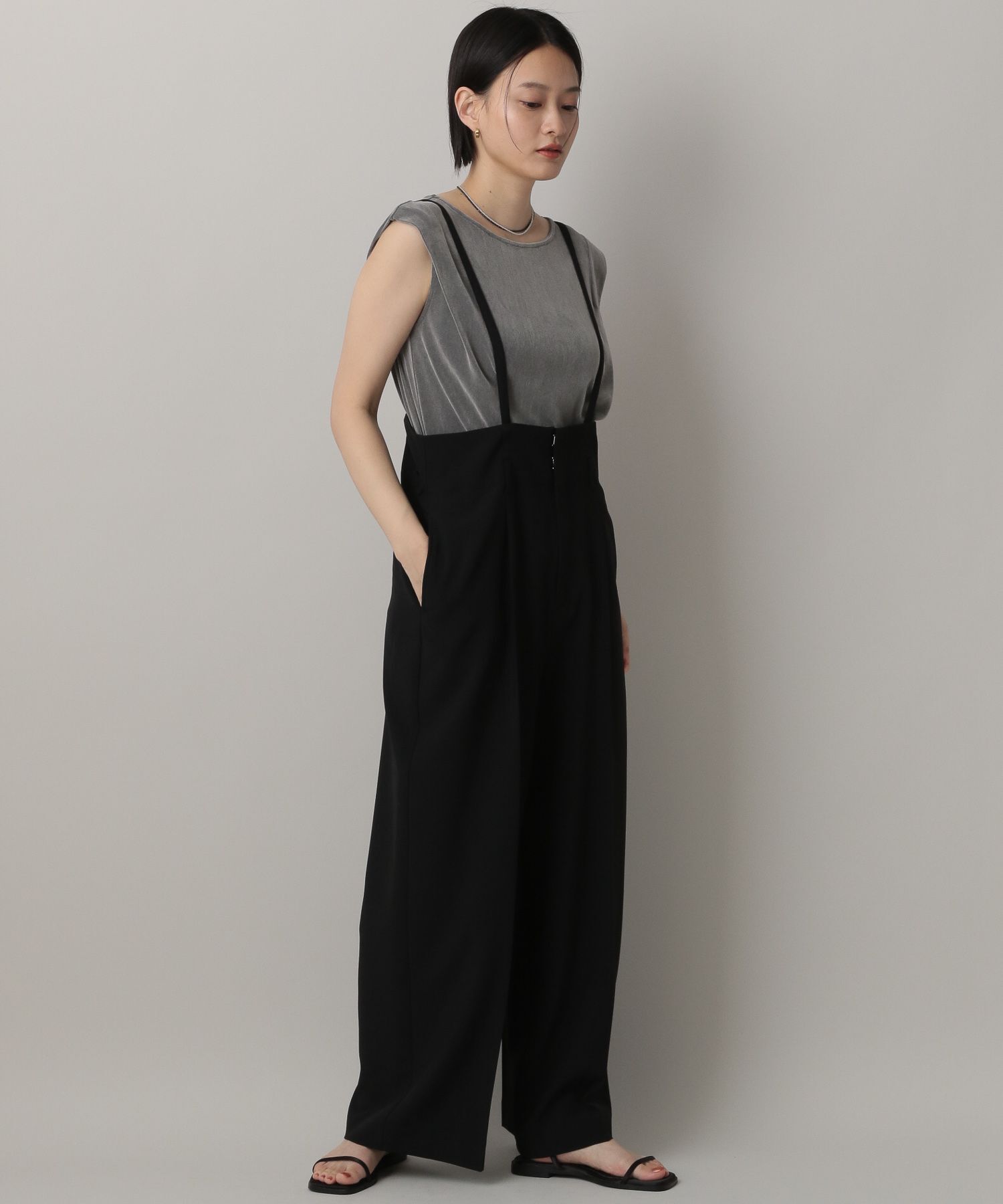 A part by 「サスツキストレートパンツ」|スラックス|