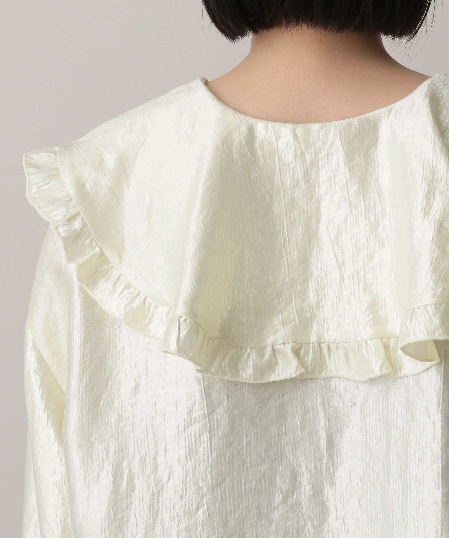 A part by 「ビックカラーラッフルブラウス」|シャツ・ブラウス|