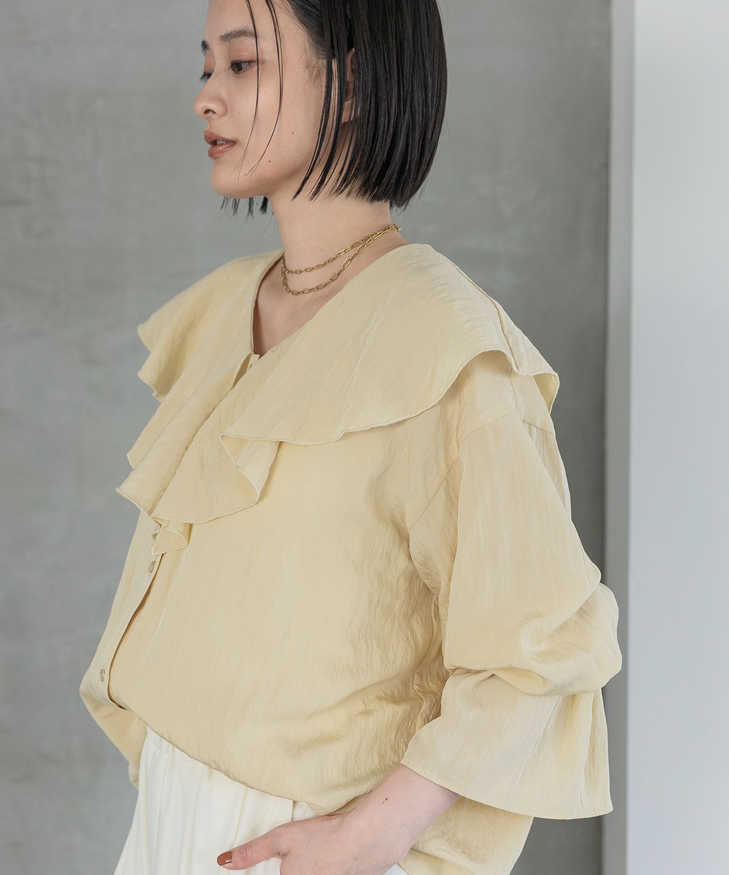 A part by 「ラッフルブラウス」|シャツ・ブラウス|
