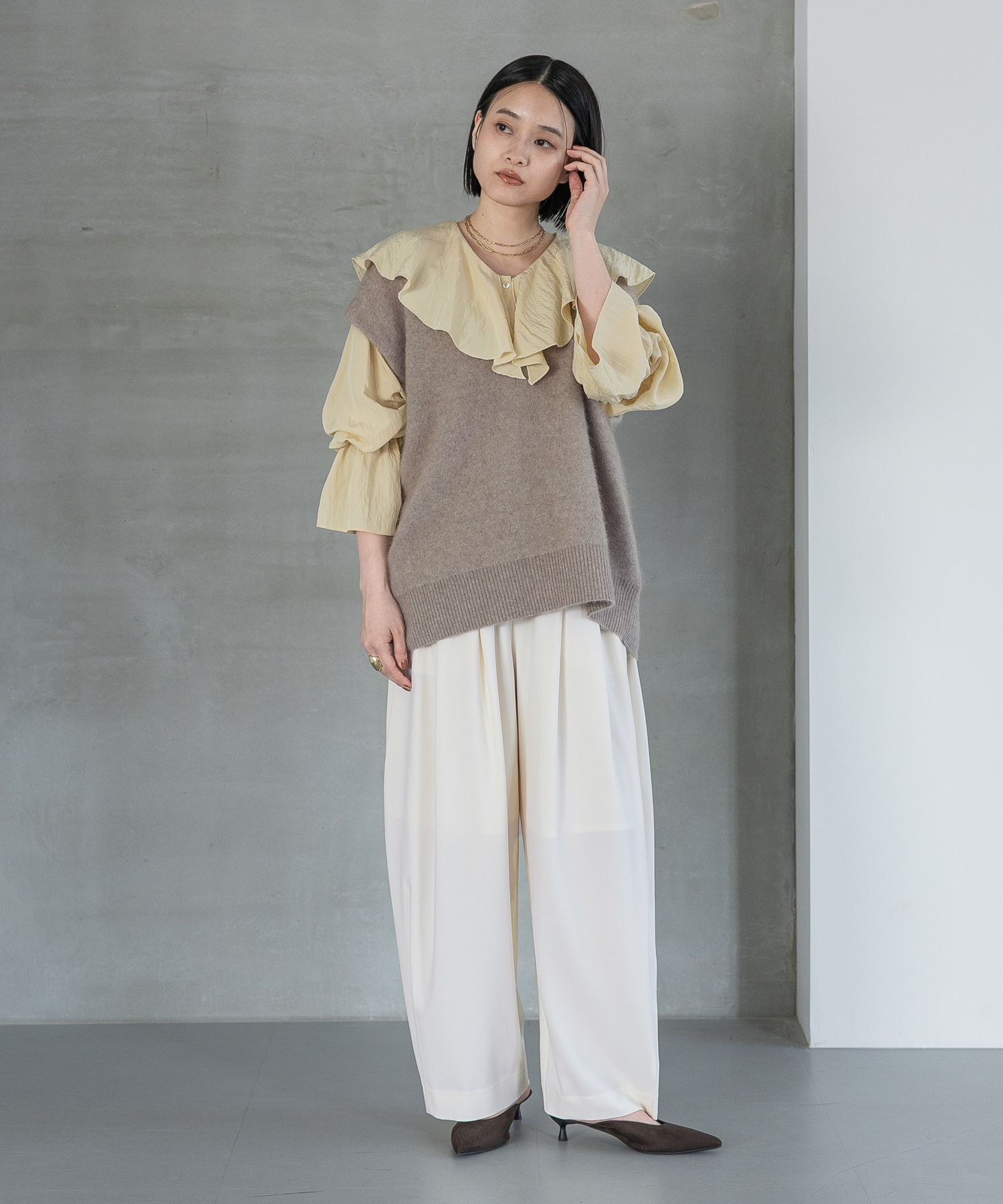 A part by 「ラッフルブラウス」|シャツ・ブラウス|