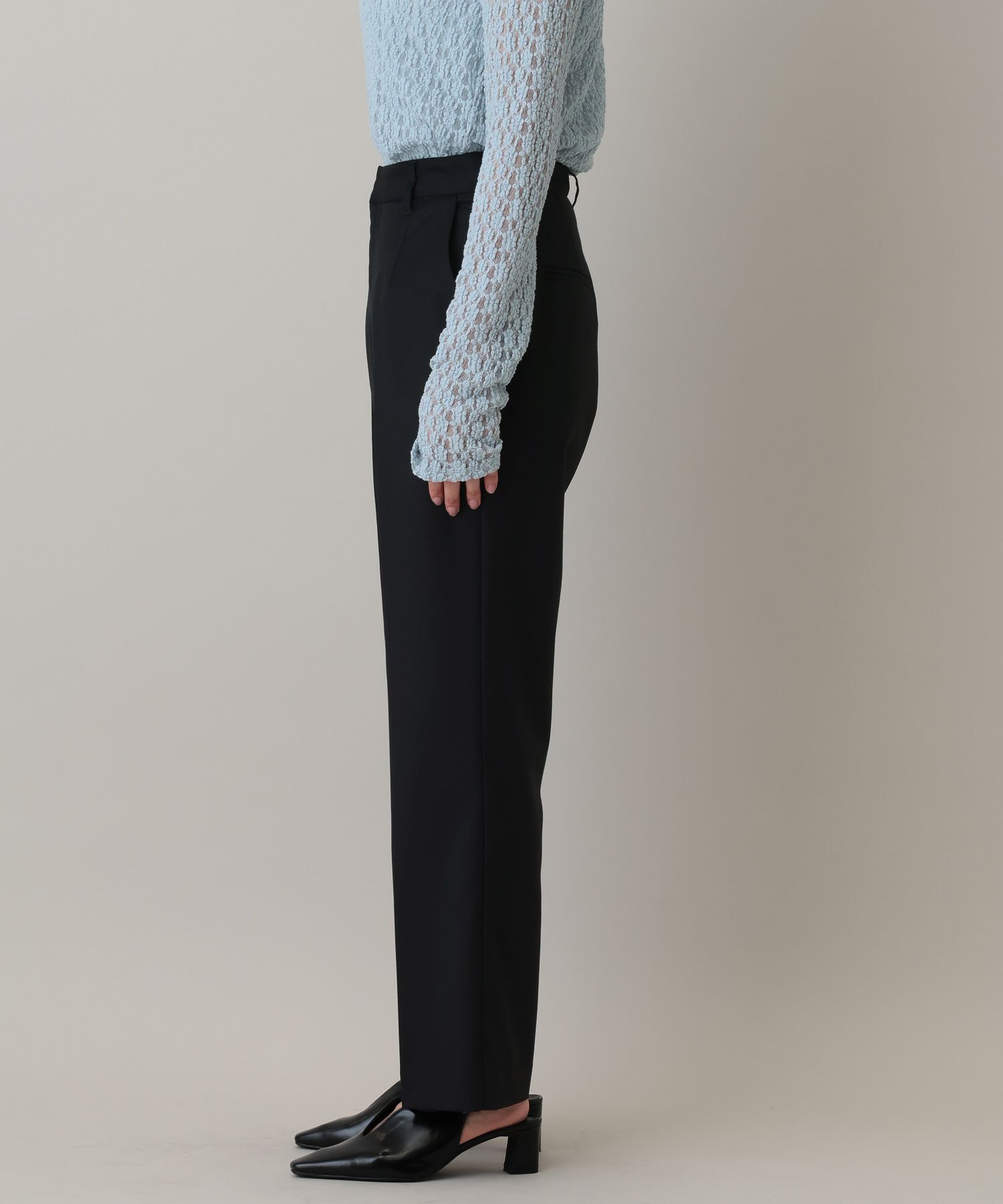 A part by 「ウールコンスリムストレートパンツ」|スラックス|