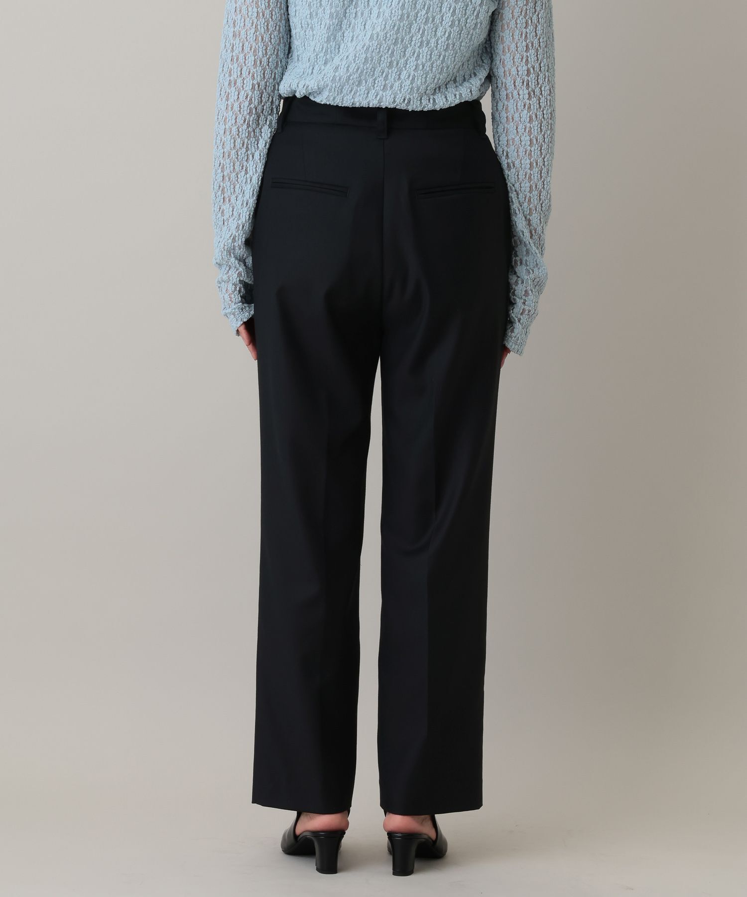 A part by 「ウールコンスリムストレートパンツ」|スラックス|
