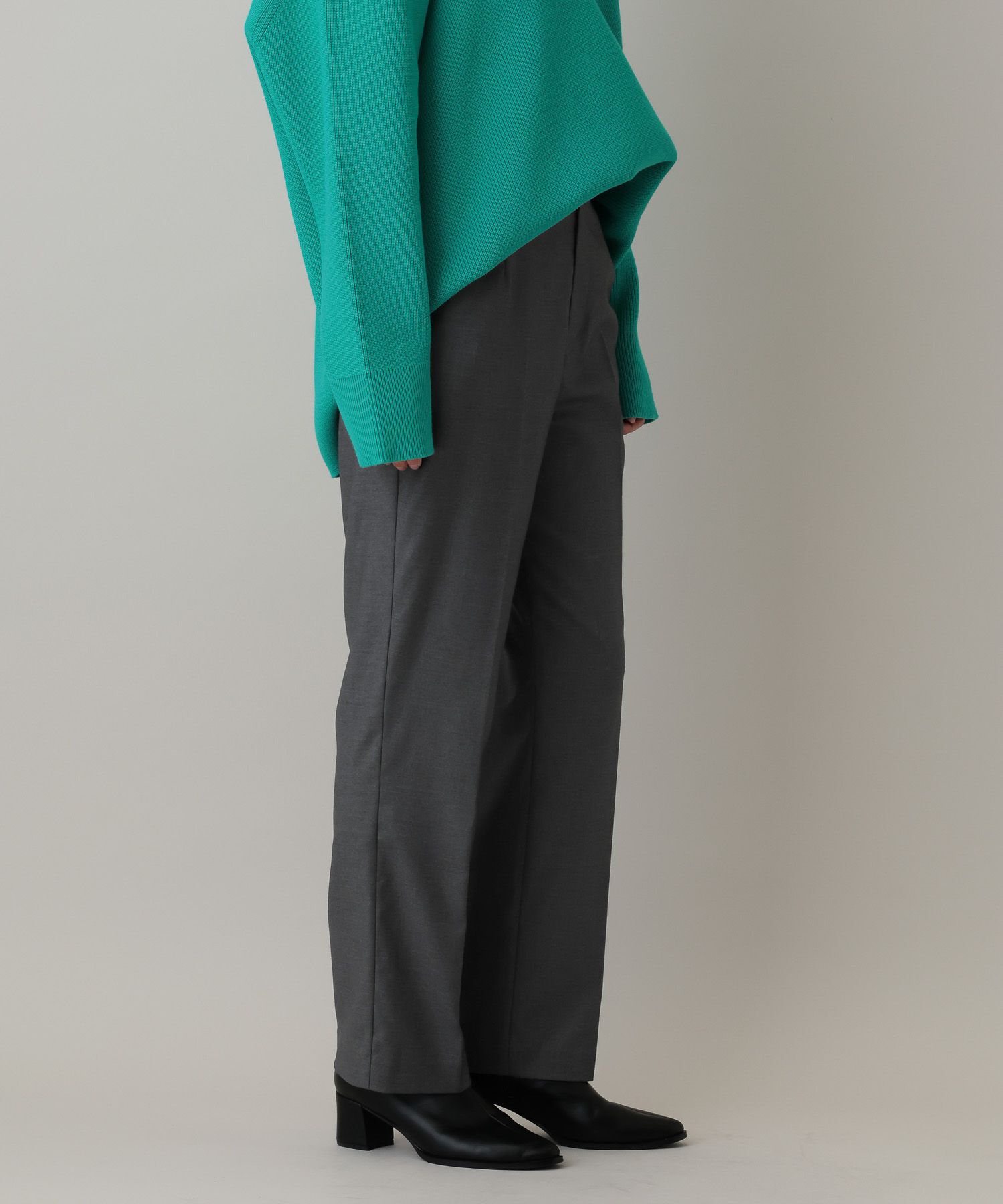 A part by 「ウールコンスリムストレートパンツ」|スラックス|