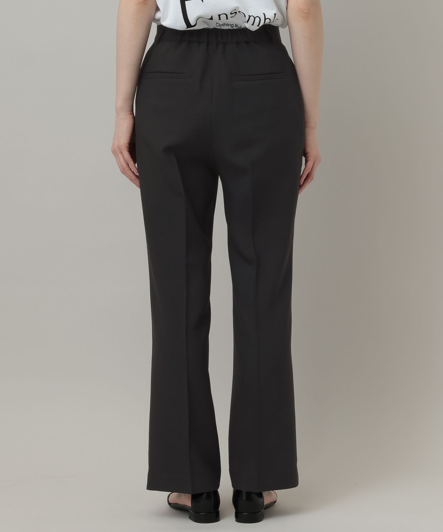 A part by 「シャンブレーセミフレアパンツ」|スラックス|