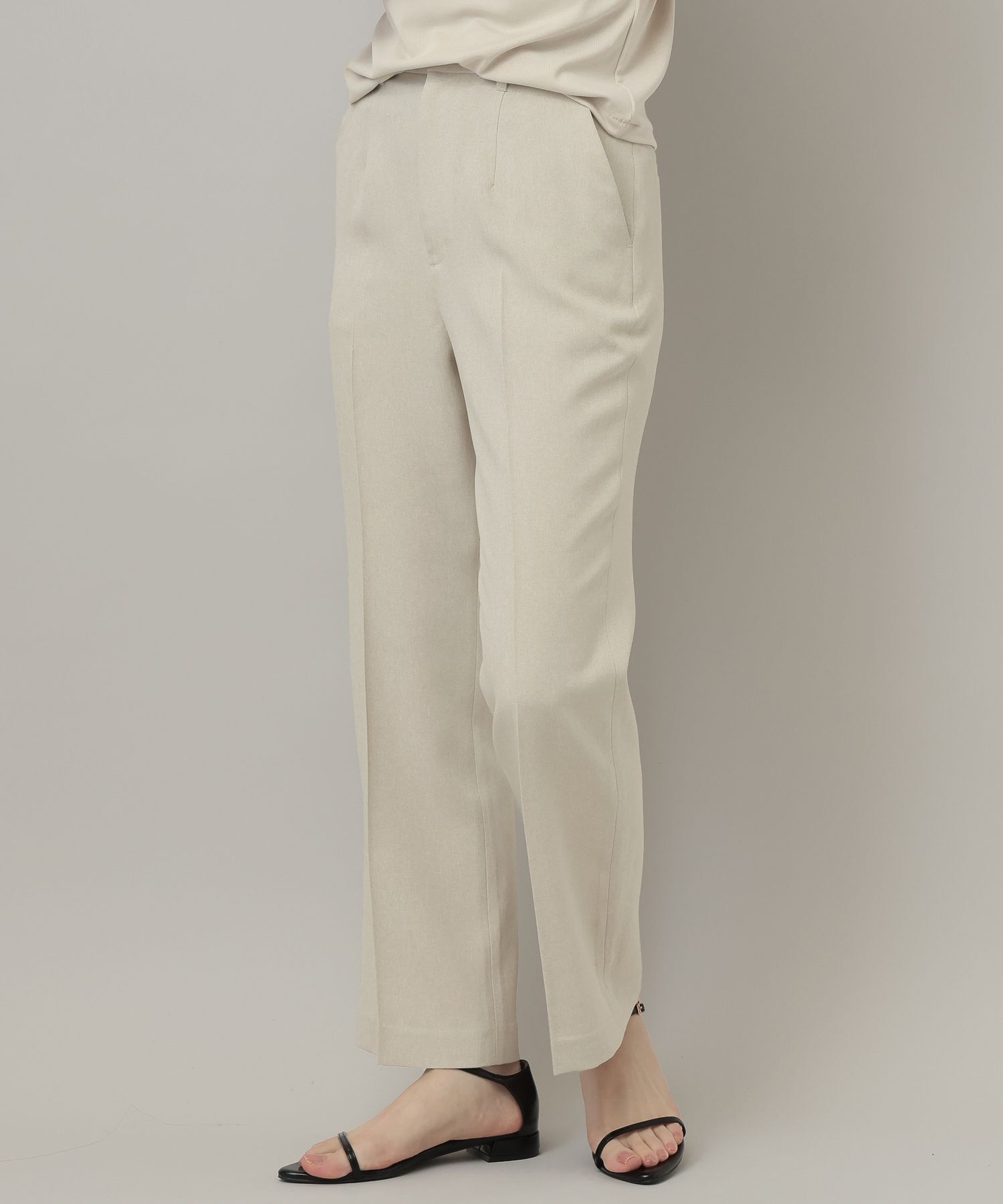 A part by 「シャンブレーセミフレアパンツ」|スラックス|