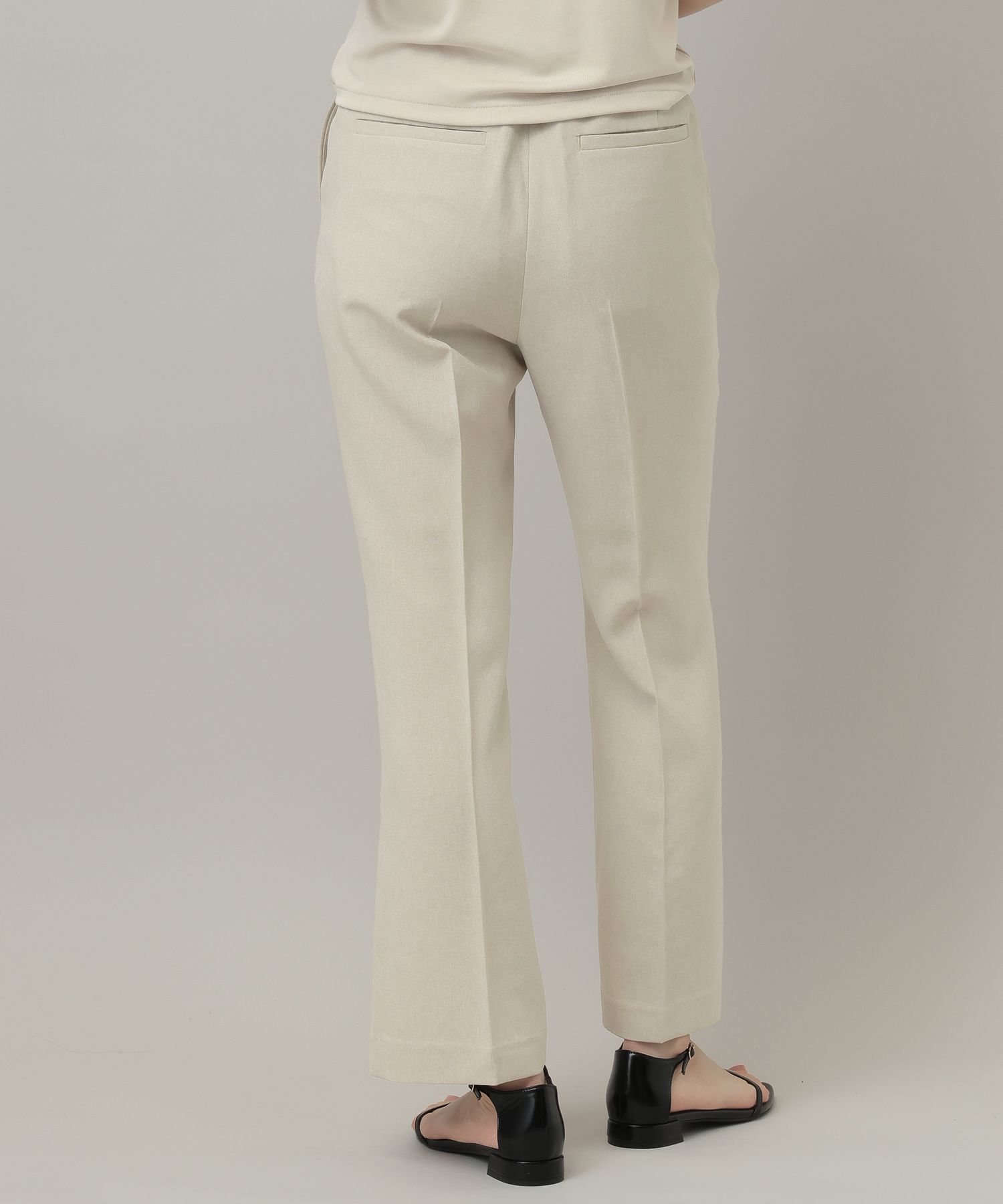 A part by 「シャンブレーセミフレアパンツ」|スラックス|